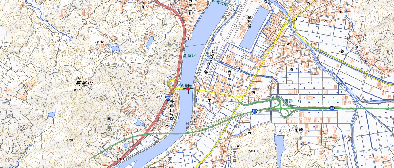 松浦川地図